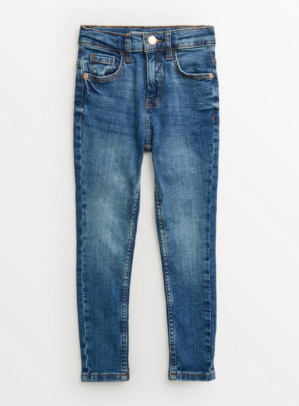 Mid Blue Denim Skinny Fit Jeans 13 years